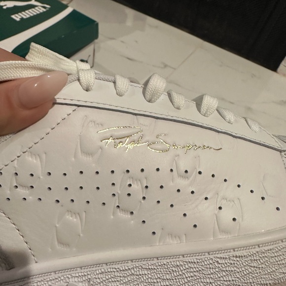 Puma Ralph Sampson Lo Pivot in White Marshmallow Black - Picture 6 of 8